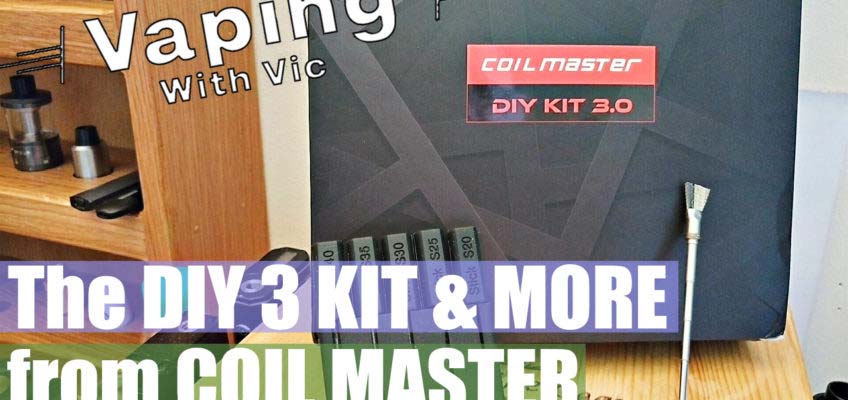 Coil Master DIY Kit V3, Ceramic Stick and Vape Brush