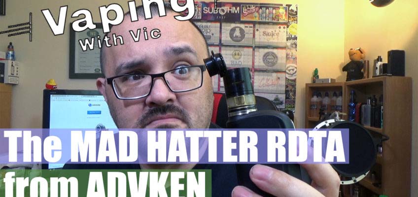 Advken Mad Hatter RDTA – Flippy top is still flippy