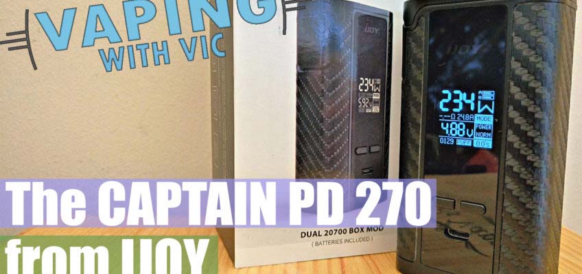 iJoy Captain PD 270 – Dual cell 20700 mod