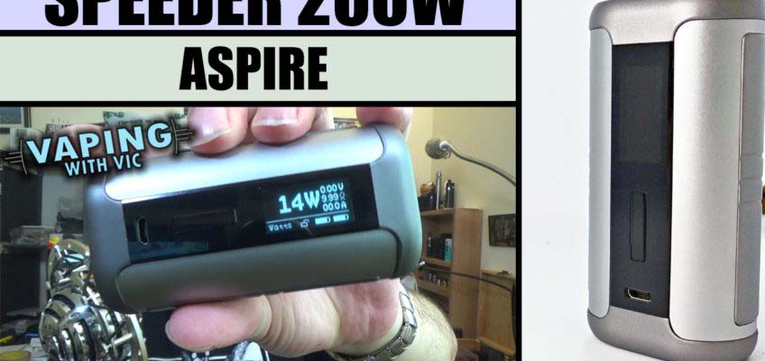 Aspire Speeder Mod Review – Aspires best mod to date….