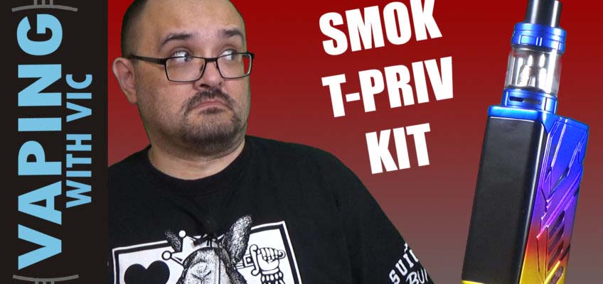 Smok T-Priv Kit Review – Its big and its got RGB lights!