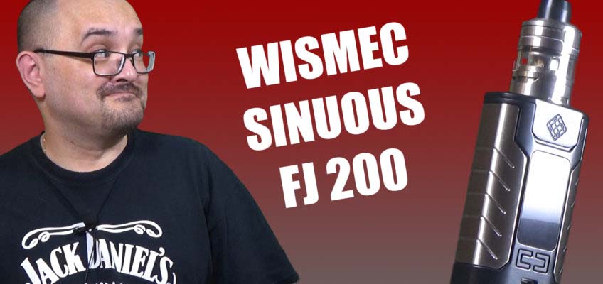 Wismec Sinuous FJ 200 Review – A kit for folks who like built in batteries