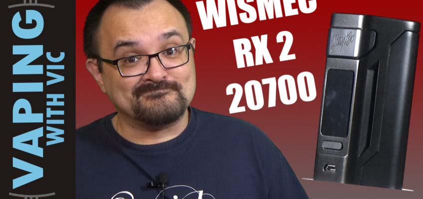 Wismec RX2 – 20700 Review – The 20700 version of the RX