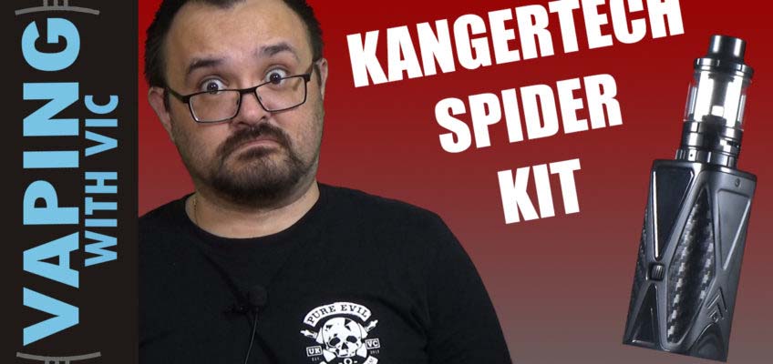 KangerTech Spider Kit Review – Insane tank, but a mod thats lacking punch