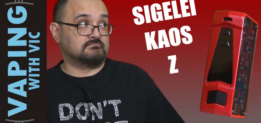 Sigelei Kaos Z Review – Its the little brother of the Laisimo Warriors…