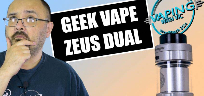 Geek Vape Zeus Dual Review – Not as finicky as the original one…