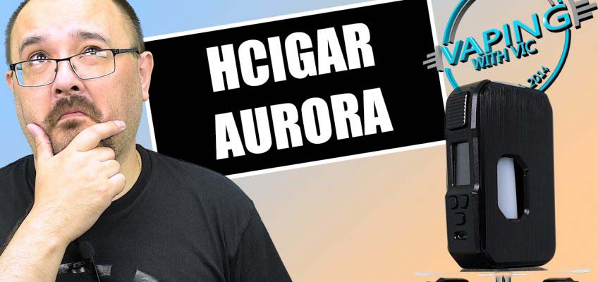HCigar Towis Aurora Squonker Review – HCigar launches its new chip…