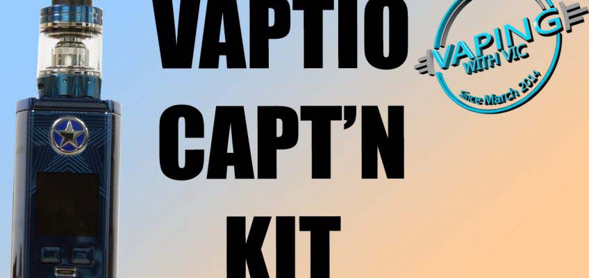 Vaptio Capt’n Kit Review – Its…blue…