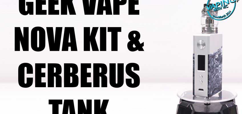 Geek Vape Nova Kit Review – Going back to a traditional design…
