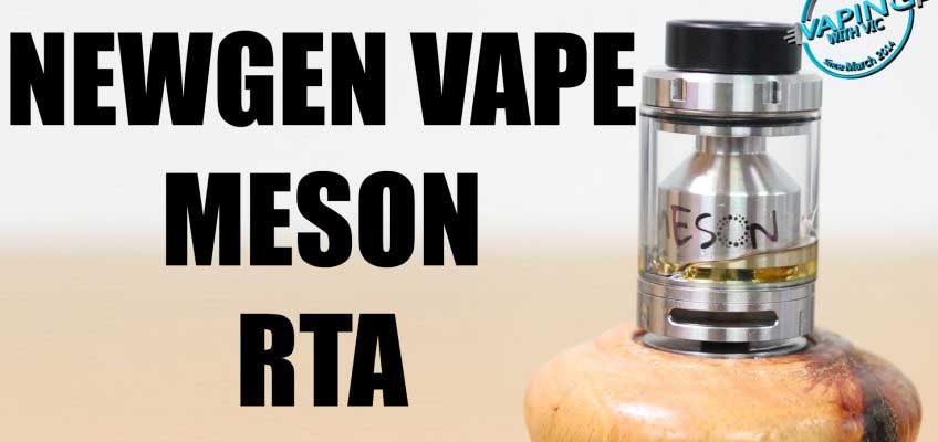 NewGen Vape Meson RTA Review – …it’s all down to the price…