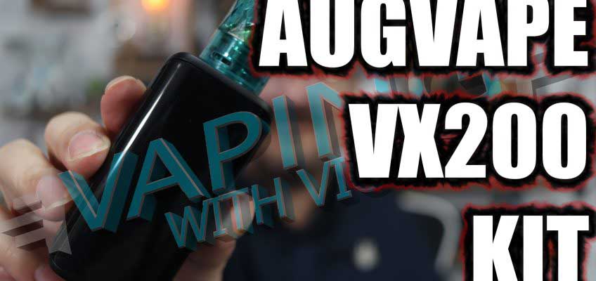 AugVape VX200 and Jewel Tank Review – A box mod kit, with a disposable tank?