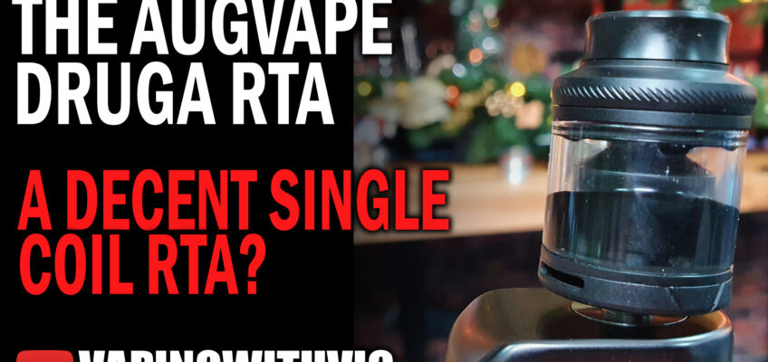 AugVape Druga RTA – The Druga line enters the tank market