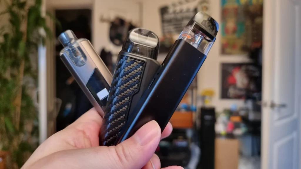 XROS 5, Puremax 2 and Pulz Pro Pod Kits